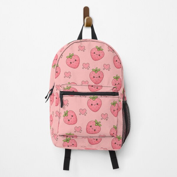 Item preview, Cute Strawberry and Hearts Pattern designed and sold by imperiumpublicitario .