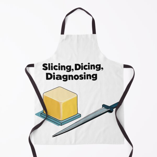 Item preview, Slicing Dicing Diagnosing – Funny Pathologist T-Shirt Design | Paraffin Block Lab Humor designed and sold by jelonkaa.