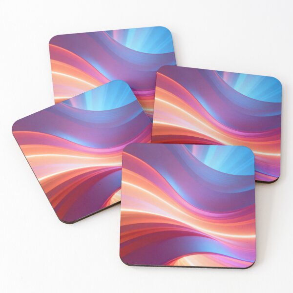 Item preview, Vibrant Abstract Wavy Lines Background designed and sold by RGShirtWorks.