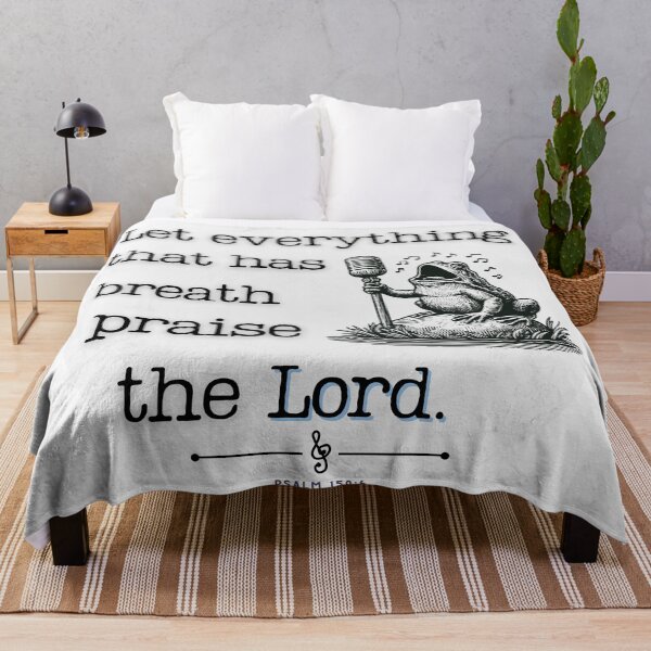 Item preview, Let Everything That Has Breath Praise the Lord – Psalm 150:6 (Frog) designed and sold by DesignsByMom.