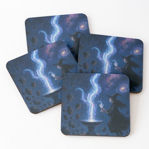Item preview, The Cosmic Fountain – Witch of the Universe designed and sold by WitchPrint.