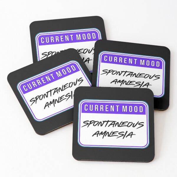Item preview, CURRENT MOOD:   Spontaneous Amnesia - funny warning signs designed and sold by DesignsFromTW-S.