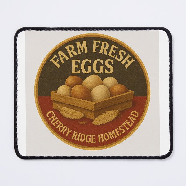 Item preview, Farm Fresh Eggs – Cherry Ridge Homestead Vintage Design designed and sold by Rustic Ridge Designs.