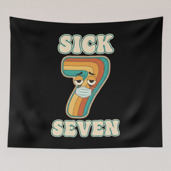Item preview, Funny Sick Seven 6 7 Christmas Meme Trend Six Seven Wordplay Halloween Costume  designed and sold by ivotee.