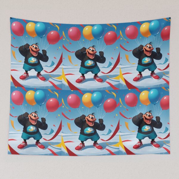 Item preview, Winter Animated Characters Illustrations Cartoon Vibrant Playful Scenes designed and sold by ART ATTACK ZONE.