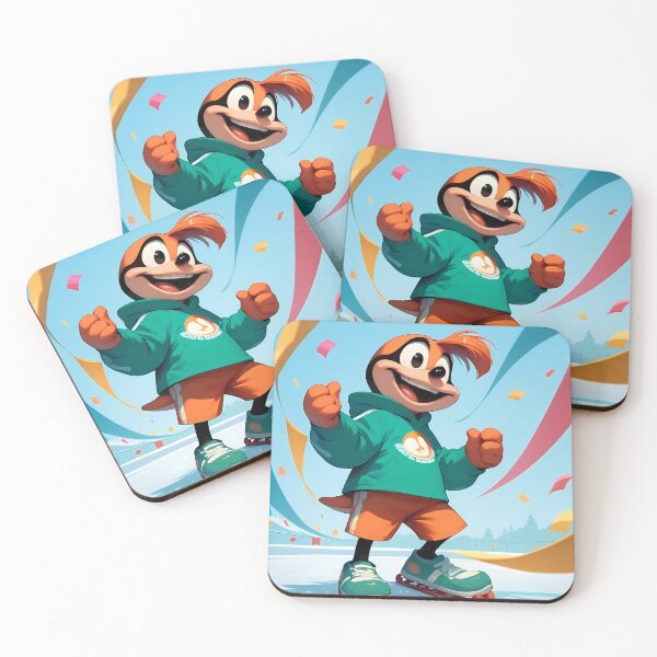Item preview, Run Animated Characters Illustrations Cartoon Vibrant Playful Scenes designed and sold by ART ATTACK ZONE.