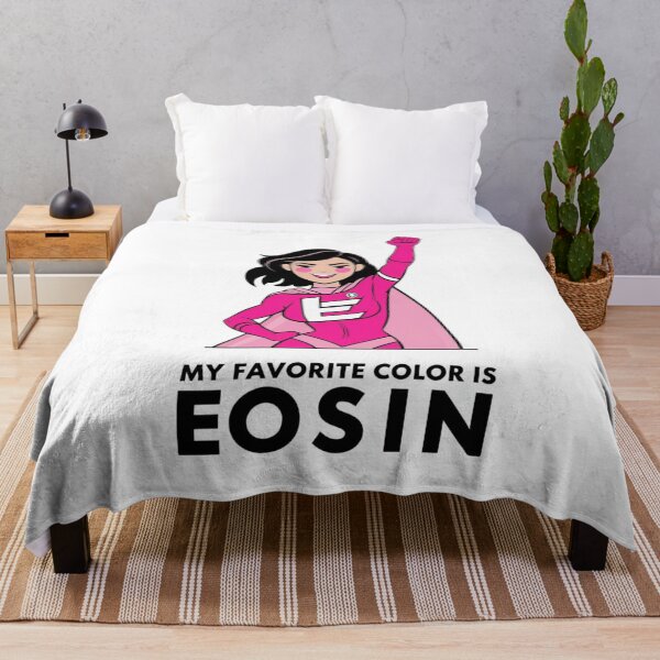 Item preview, My Favorite Color is Eosin – Funny Pathology Superhero Design | Histology Lab Humor designed and sold by jelonkaa.