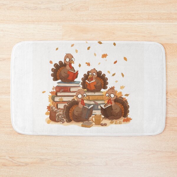 Item preview, Turkey Reading Books T‑Shirt | Fall Thanksgiving Teacher Tee | Cute Book Lover Classroom Shirt designed and sold by GAIDREDA.