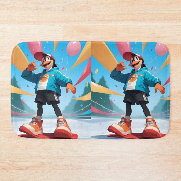 Item preview, Skateboard Animated Characters Illustrations Cartoon Vibrant Playful Scenes designed and sold by ART ATTACK ZONE.