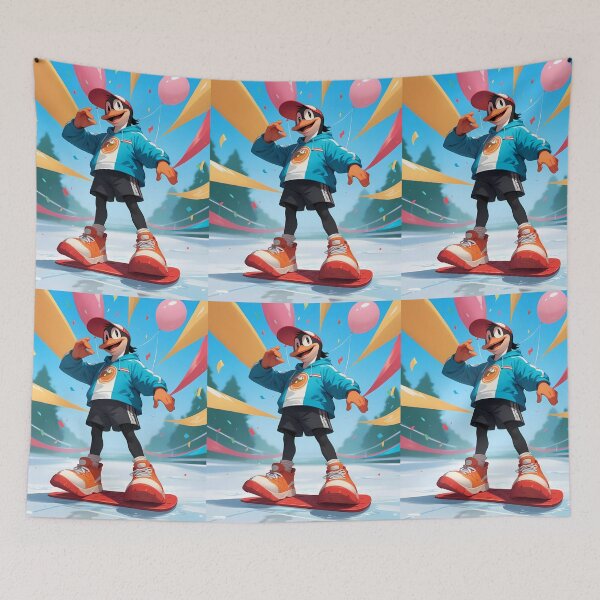 Item preview, Skateboard Animated Characters Illustrations Cartoon Vibrant Playful Scenes designed and sold by ART ATTACK ZONE.