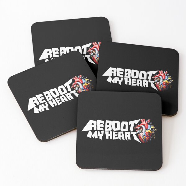 Item preview, Reboot My Heart – Futuristic Cyberpunk Heart Design designed and sold by ironpalette.