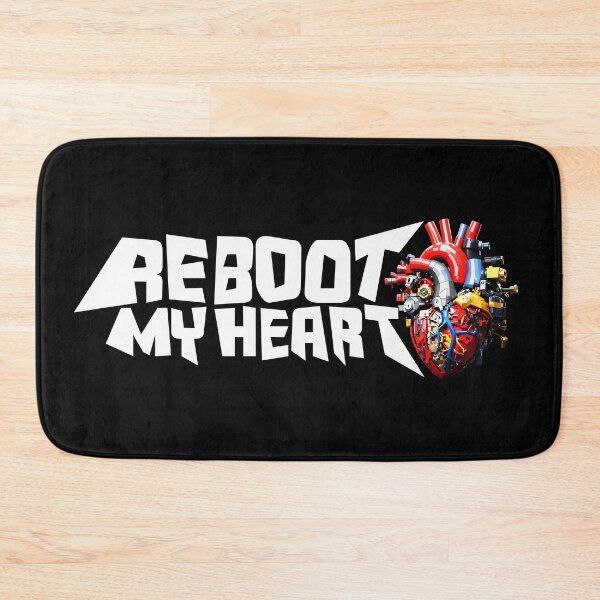 Item preview, Reboot My Heart – Futuristic Cyberpunk Heart Design designed and sold by ironpalette.