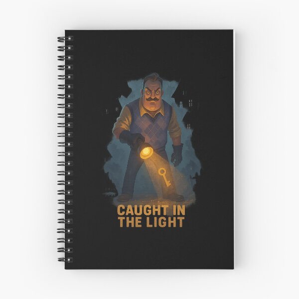 Item preview, “Caught in the Light” (Hello Neighbor Fan Art) designed and sold by -DEEWOLF-.