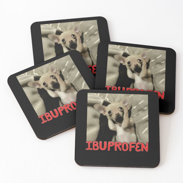 Item preview, Ibuprofen Dog, Funny Meme, Chaos Energy Aesthetic designed and sold by SassCity.