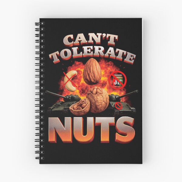 Item preview, Can’t Tolerate Nuts, Funny Meme, Allergy Humor Aesthetic designed and sold by SassCity.