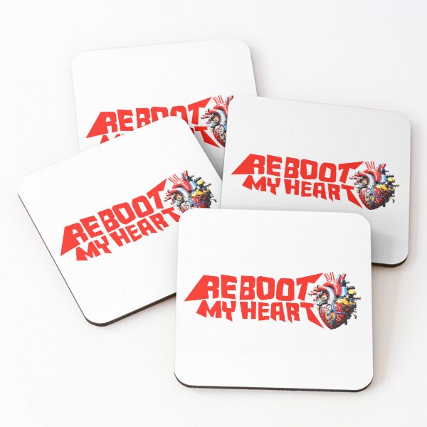 Item preview, Reboot My Heart – Futuristic Cyberpunk Heart Design designed and sold by ironpalette.