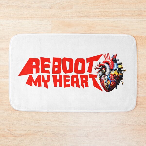 Item preview, Reboot My Heart – Futuristic Cyberpunk Heart Design designed and sold by ironpalette.