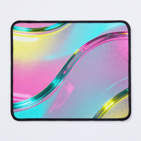 Item preview, Vibrant Luminous Waves Abstract Background designed and sold by RGShirtWorks.