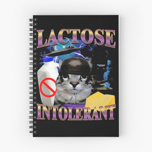 Item preview, Lactose Intolerant, Funny Cat Meme, Dairy Chaos Design designed and sold by SassCity.