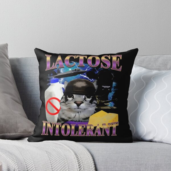 Item preview, Lactose Intolerant, Funny Cat Meme, Dairy Chaos Design designed and sold by SassCity.