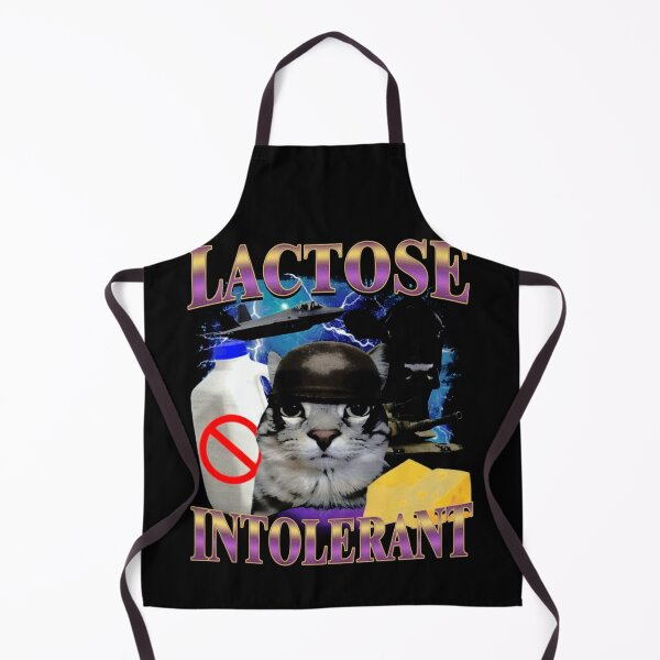 Item preview, Lactose Intolerant, Funny Cat Meme, Dairy Chaos Design designed and sold by SassCity.
