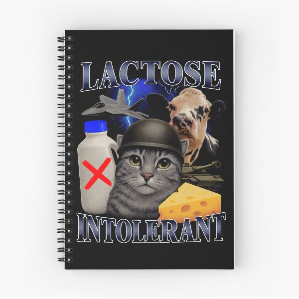 Item preview, Lactose Intolerant Cat, Funny Meme, Chaos Aesthetic designed and sold by SassCity.