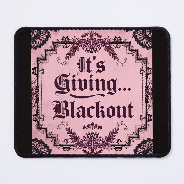 Item preview, It’s Giving Blackout – Gothic Baroque Pink Frame Design designed and sold by VelvetChaosCove.