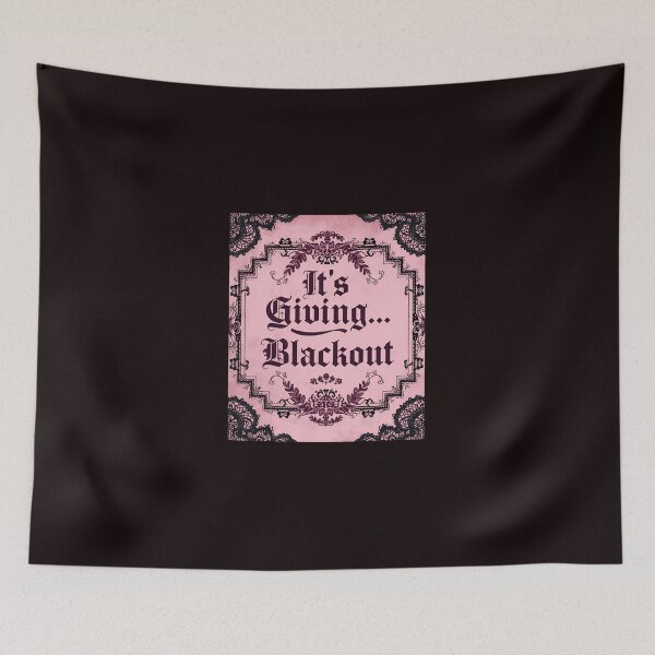 Item preview, It’s Giving Blackout – Gothic Baroque Pink Frame Design designed and sold by VelvetChaosCove.