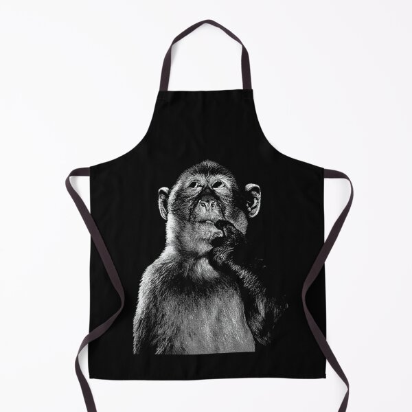 Item preview, Thinking Monkey, Meme Art, Funny Animal Design designed and sold by SassCity.