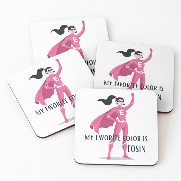Item preview, My Favorite Color is Eosin – Funny Histology Superhero Design | Pathology Lab Humor designed and sold by jelonkaa.