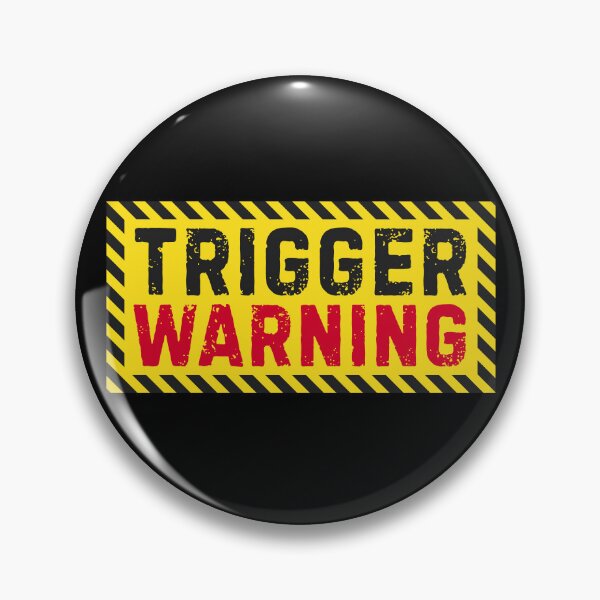 Item preview, Trigger Warning Hazard Sign designed and sold by UNK-Fatigues.