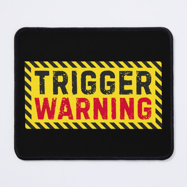 Item preview, Trigger Warning Hazard Sign designed and sold by UNK-Fatigues.