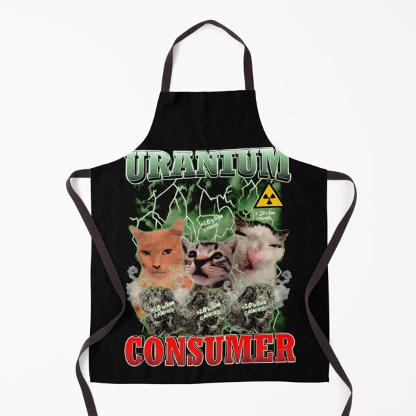 Item preview, Uranium Consumer, Nuclear Cat Meme, Funny Retro Design designed and sold by SassCity.