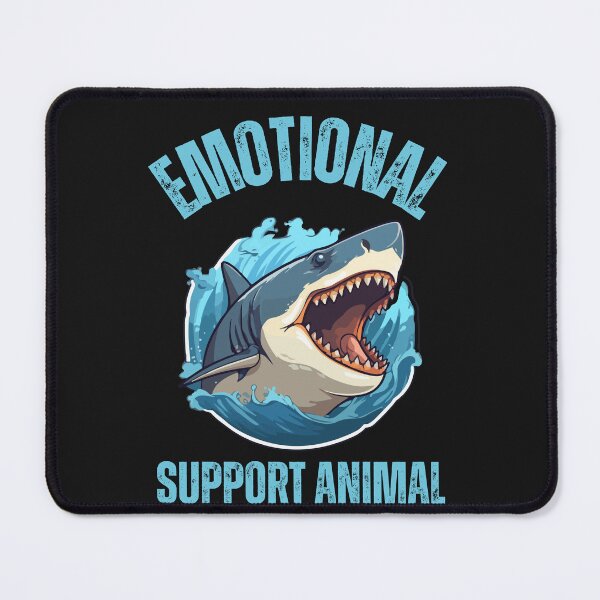 Item preview, Funny for Shark lovers Emotional Support Animal designed and sold by erozzz.