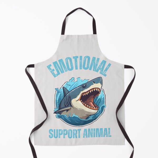 Item preview, Funny for Shark lovers Emotional Support Animal designed and sold by erozzz.