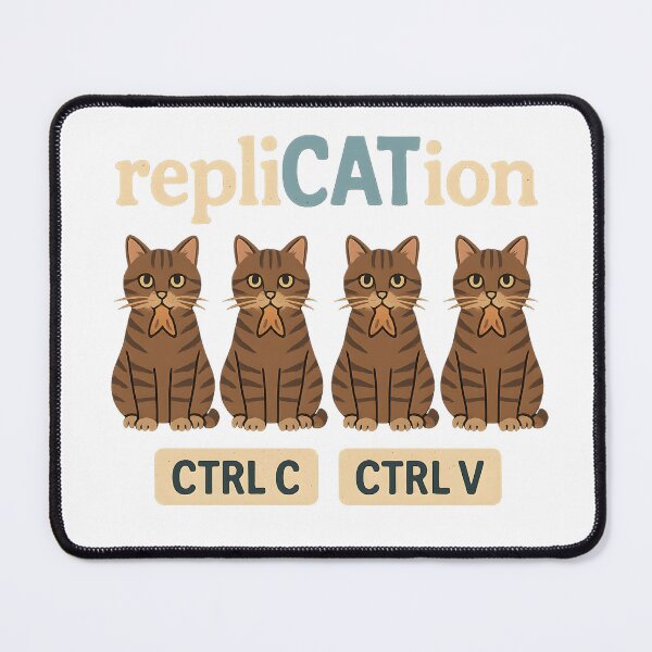 Item preview, RepliCATion – Funny Cat Pun for Humor Lovers designed and sold by SVALANART.