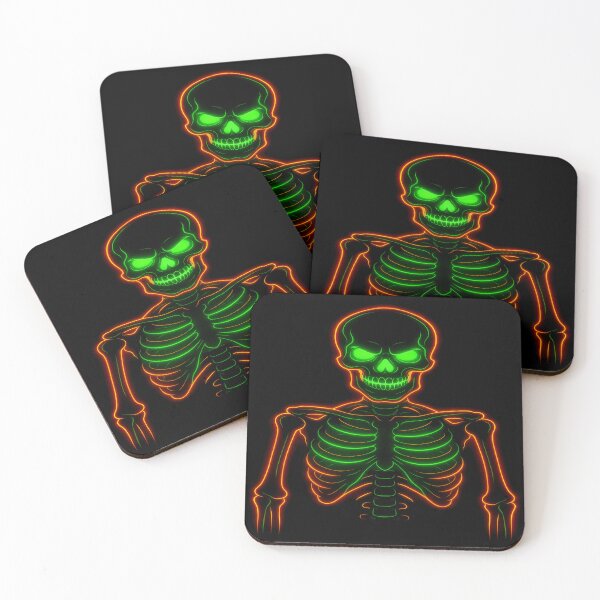Item preview, Neon Skeleton – Glowing Bones designed and sold by alizo74.