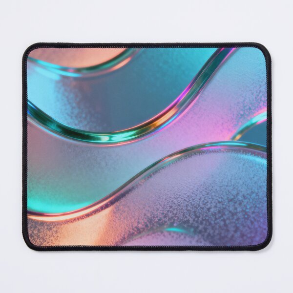 Item preview, Frosted Wavy Ribbons with Vibrant Neon Glow designed and sold by ML-Media.