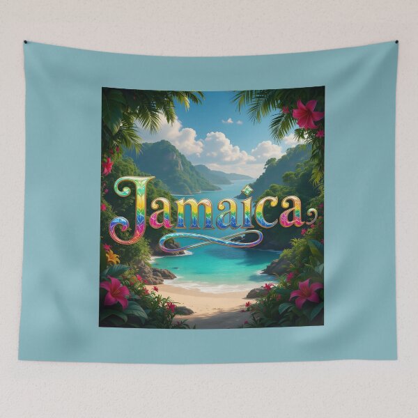 Item preview, Jamming in jamaica designed and sold by seahorse crossing.