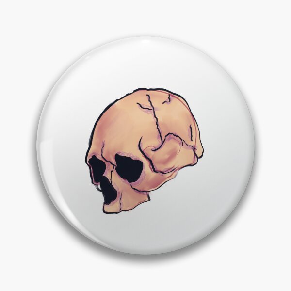 Item preview, Skully the skull - orange designed and sold by HauntAndDoodles.