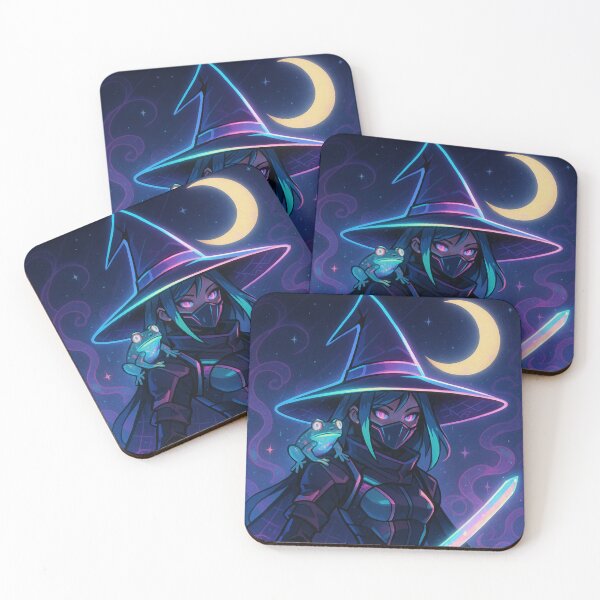 Item preview, Neon Ninja Witch – Shadowlight Spell designed and sold by WitchPrint.