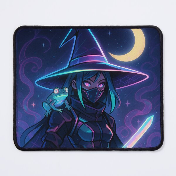 Item preview, Neon Ninja Witch – Shadowlight Spell designed and sold by WitchPrint.
