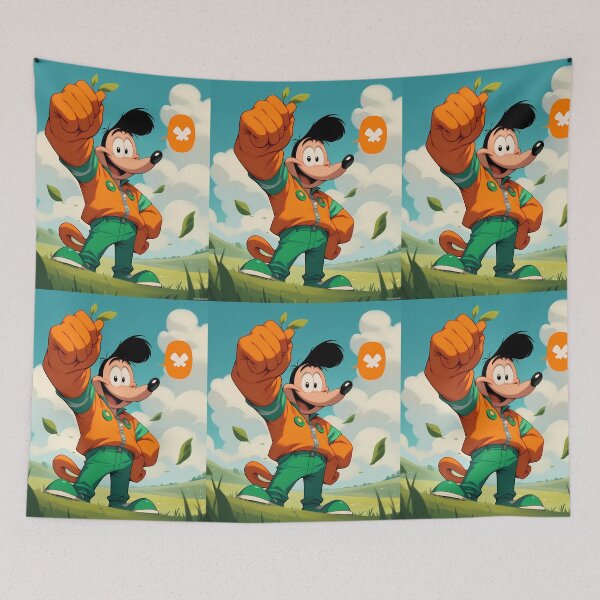Item preview, Orange Animated Characters Illustrations Cartoon Vibrant Playful Scenes designed and sold by ART ATTACK ZONE.