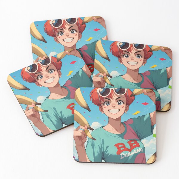 Item preview, Red Animated Characters Illustrations Cartoon Vibrant Playful Scenes designed and sold by ART ATTACK ZONE.