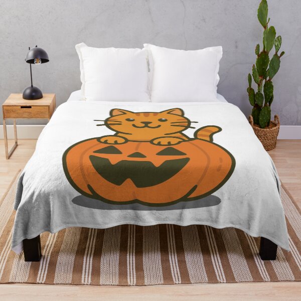 Item preview, Pumpkin Cat – Cute Kitty in Jack-o'-Lantern designed and sold by PierrelyHO.