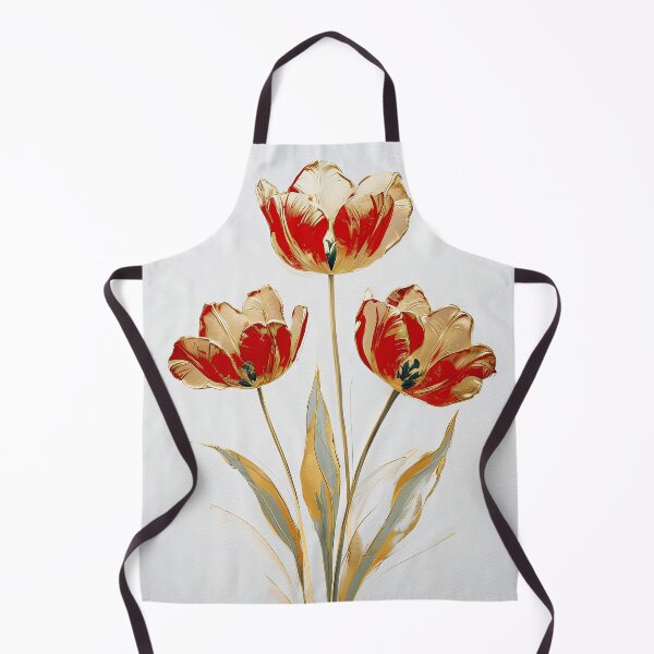 Aperçu de l'œuvre Tulipes rouges dorées créée et vendue par caracatita75.