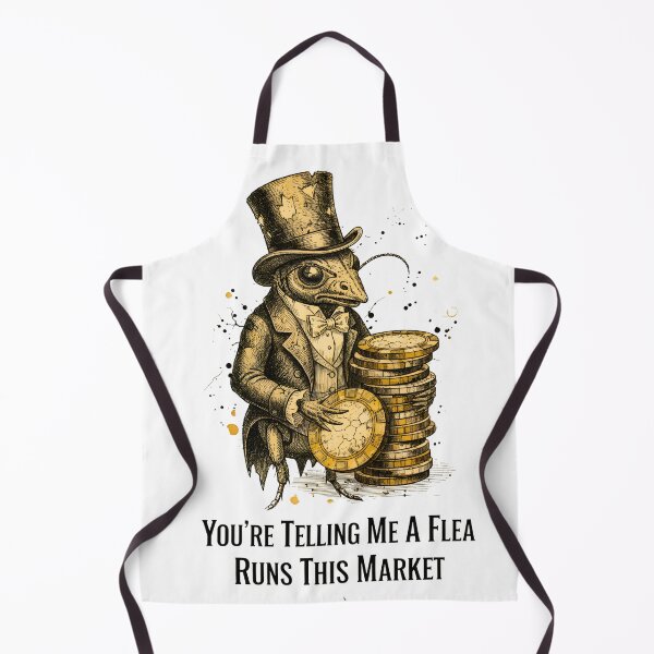 Item preview, You're Telling Me a Flea Runs This Market – Funny Flea Market Pun | Vintage Humor Gift for Thrift Lovers & Bargain Hunters designed and sold by SlocifieShop.