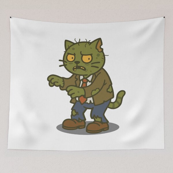 Item preview, Zombie Cat – Cute Spooky Undead Kitty designed and sold by PierrelyHO.