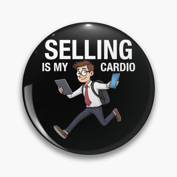 Item preview, Funny Selling Is My Cardio Salesman Humor designed and sold by BitBlissTees.