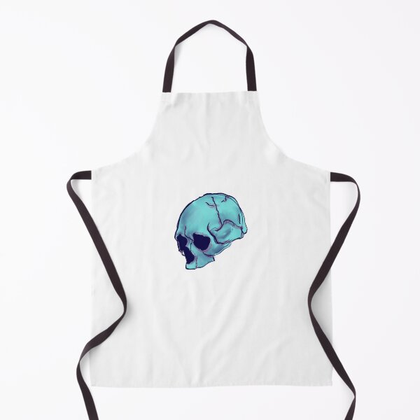 Item preview, Skully the skull - blue designed and sold by HauntAndDoodles.